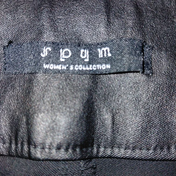 SPYM Luxe Coated Black Edgemont Ultra Skinny Ankle Zip Pants Size 38 (M) - Picture 10 of 16